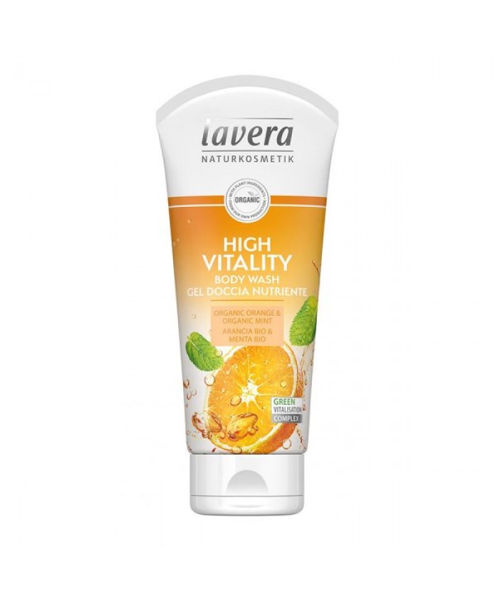 Lavera High Vitality Αφρόλουτρο με Organic Orange & Mint 200ml